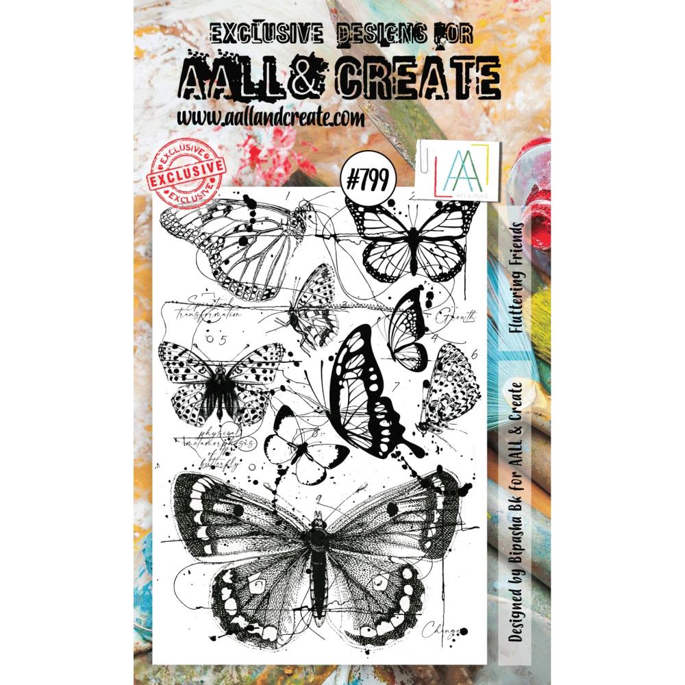 AALL & CREATE STAMP FLUTTERING FRIENDS