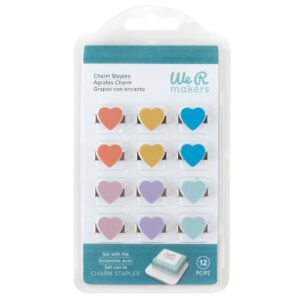 WE R CHARM STAPLER STAPLES HEART MULTICOLOR