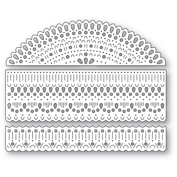 Poppy Stamps Die Nordic Lavish Border Set