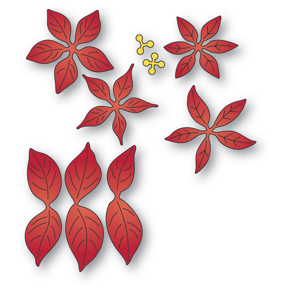 The Memory Box Die Petite Poinsettias