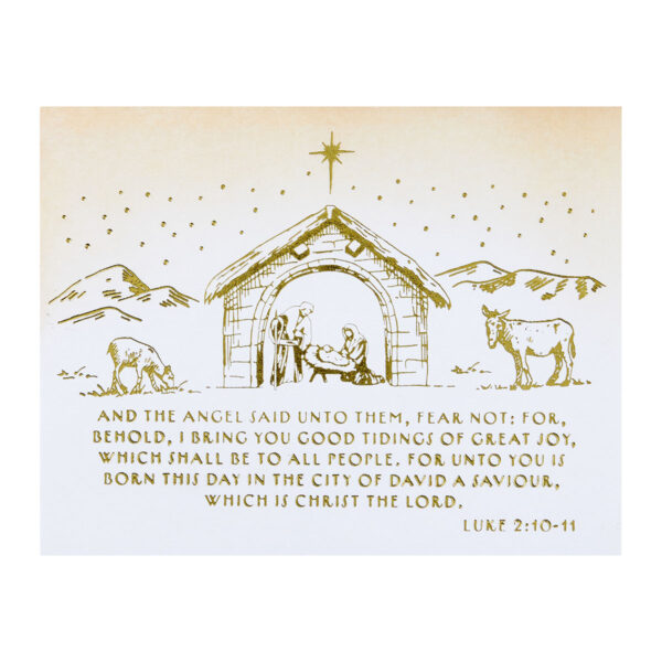 Spellbinders Christmas Gospel Press Plates From the Home For the Holidays Collection