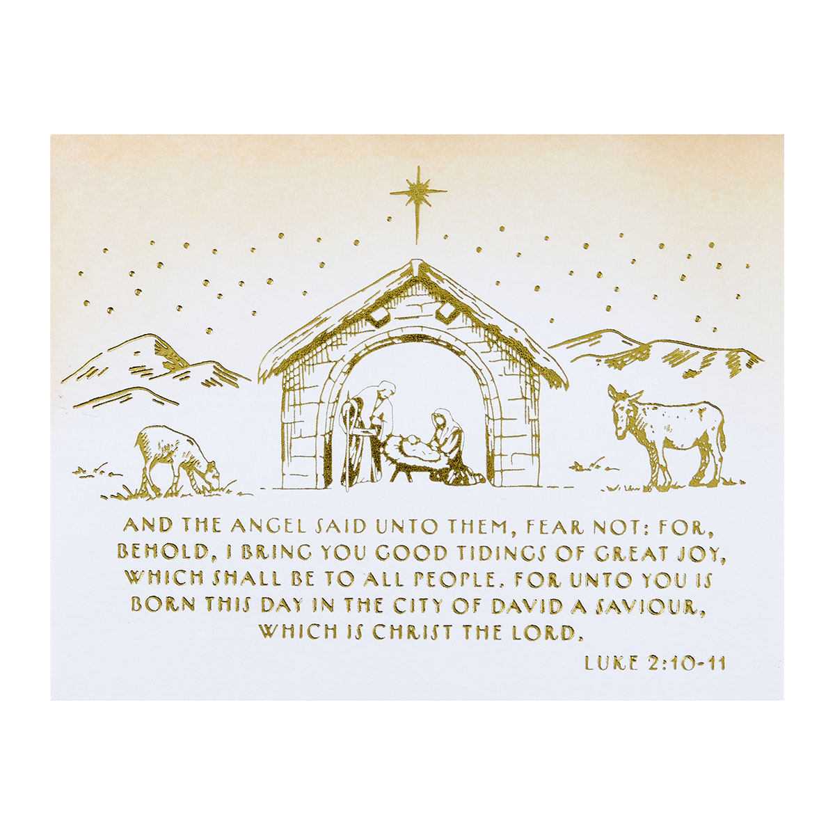 Spellbinders Christmas Gospel Press Plates From the Home For the Holidays Collection