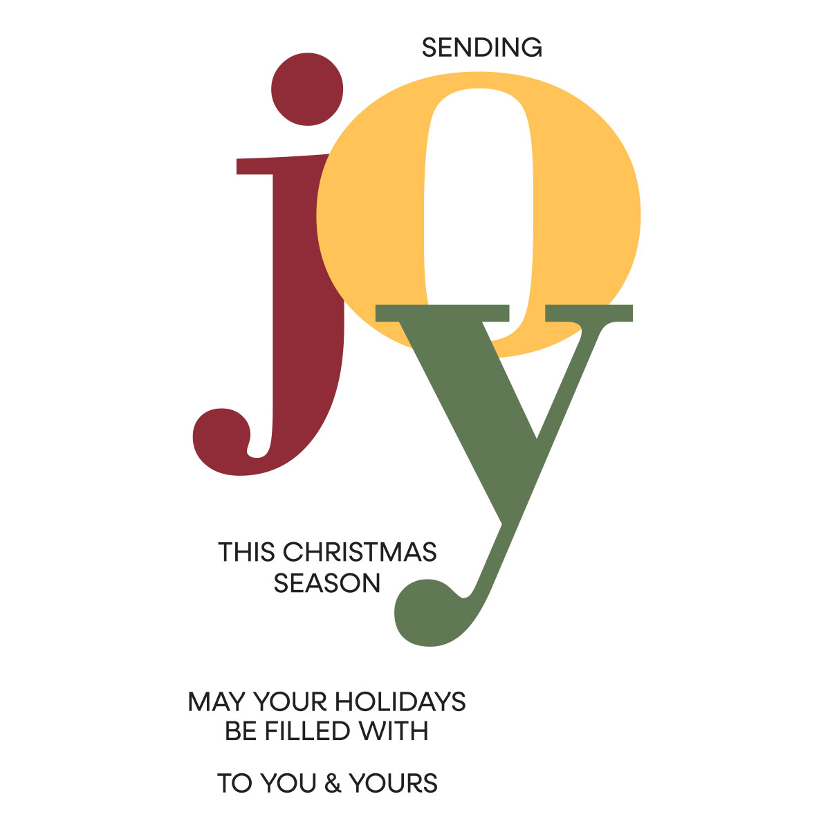 Spellbinders Color Mix Joy Registration Press Plates From the Home For the Holidays Collection