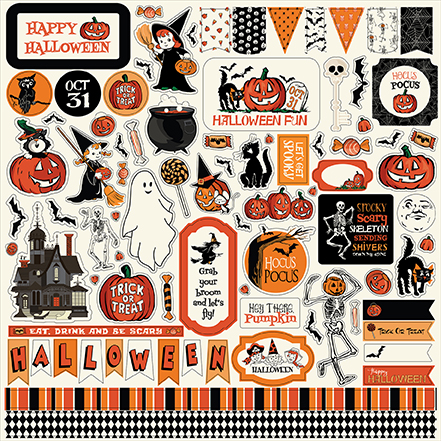 Carta Bella Halloween Fun Element Sticker