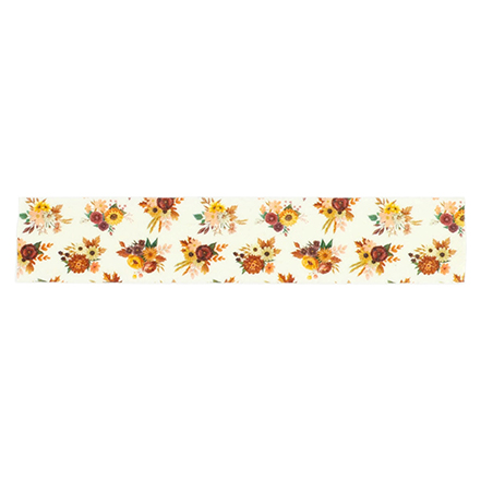 Carta Bella Harvest Washi Tape Fall Flowers