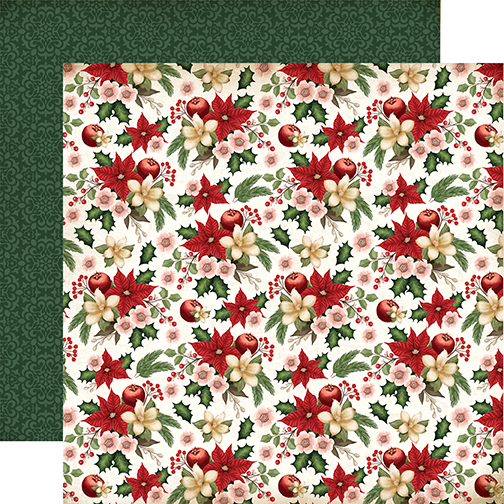 Carta Bella A Vintage Christmas 12X12 Holiday Floral