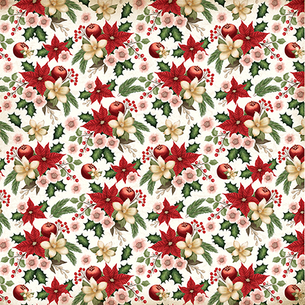 Carta Bella A Vintage Christmas 12X12 Holiday Floral