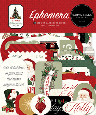 Carta Bella A Vintage Christmas Ephemera