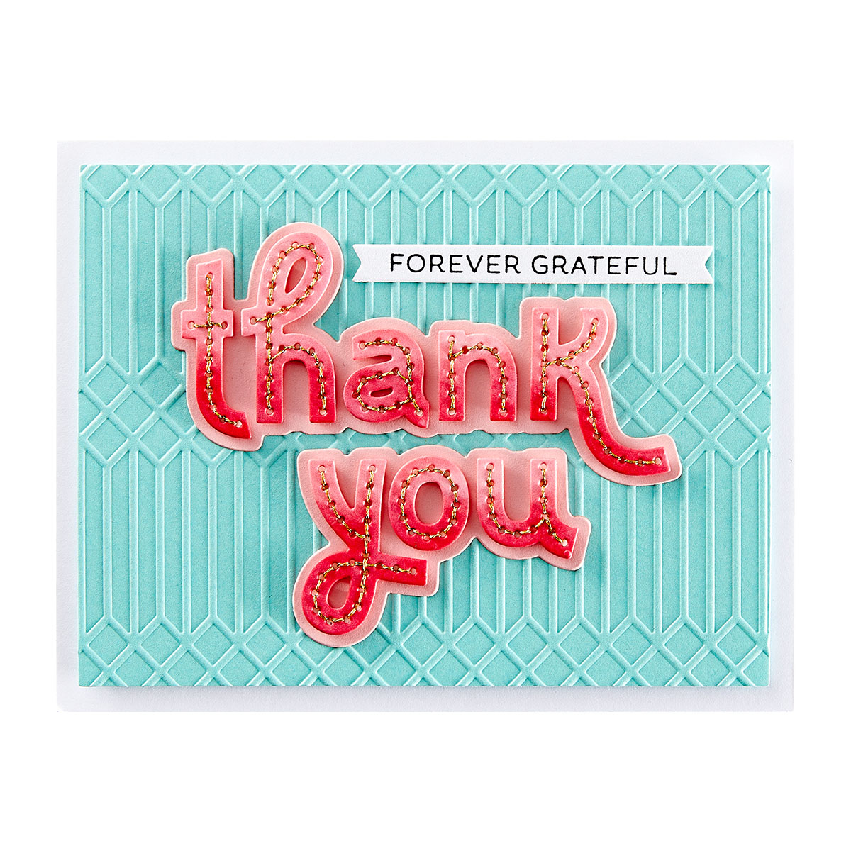 Spellbinders Stitched Thank You & For You Etched Dies From the Out and About Collection