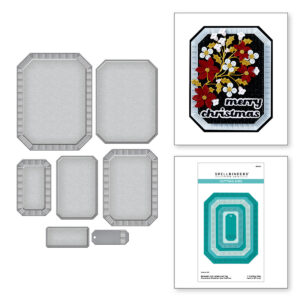 Spellbinders Emerald Cut Labels and Tag Etched Dies From the Home For the Holidays Collection