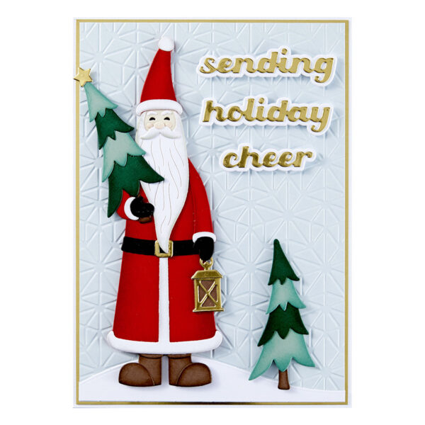 Spellbinders St. Nick Etched Dies From the Home For the Holidays Collection