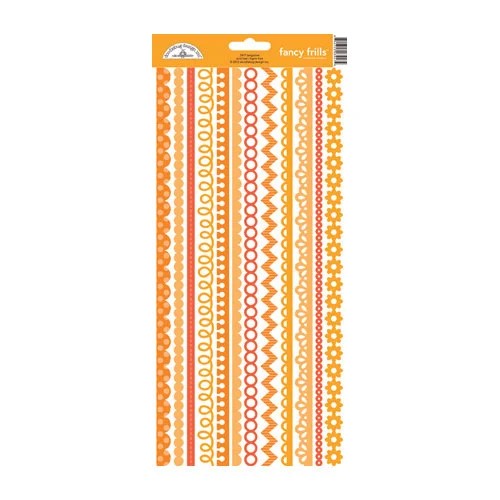 DOODLEBUG FANCY FRILLS TANGERINE