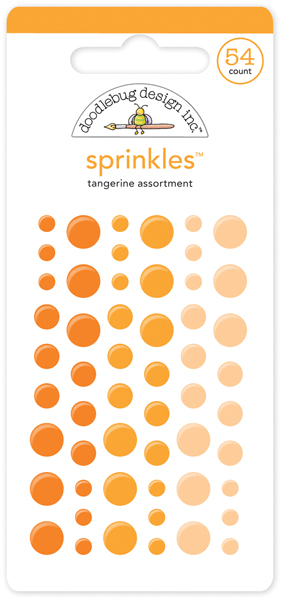 DOODLEBUG SPRINKLES TANGERINE