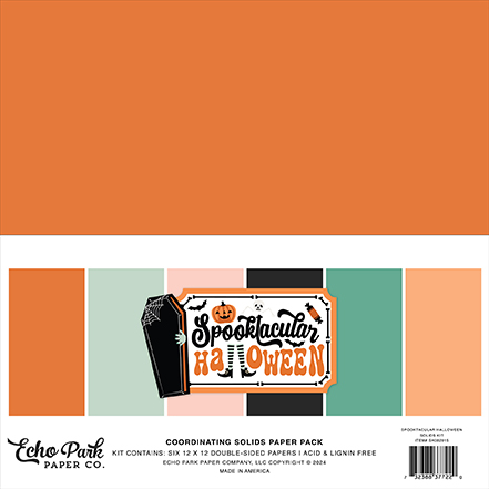 Echo Park Spooktacular Halloween Solids Kit