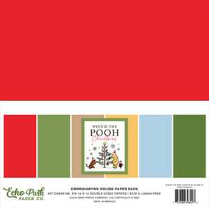 Echo Park Winnie the Pooh Christmasmas Solids Kit