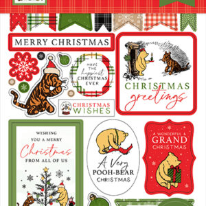 Echo Park Winnie the Pooh Christmasmas Sticker Book