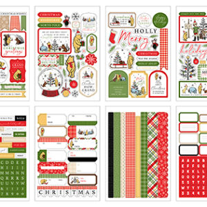 Echo Park Winnie the Pooh Christmasmas Sticker Book