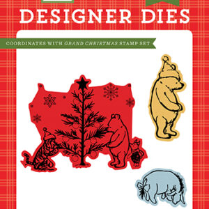 Echo Park Winnie the Pooh Christmasmas Grand Christmasmas Coordinating Die Set