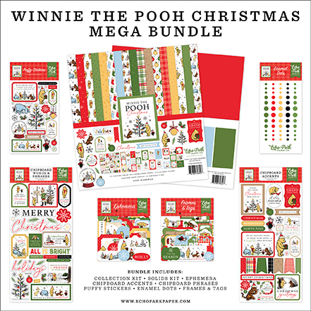 Echo Park Winnie the Pooh Christmasmas Mega Bundle