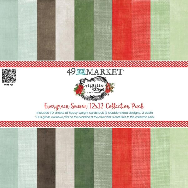 49 & MARKET 12X12 EVERGREEN SEASON SOLIDS COLLECTION PACK