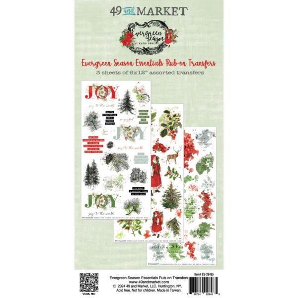 49 & MARKET RUB ON EVERGREEN SEASON ESSENTIALS RUB-ON TRANSFERS