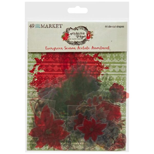 49 & MARKET 12X12 EVERGREEN SEASON ACETATE ASSORTMENT