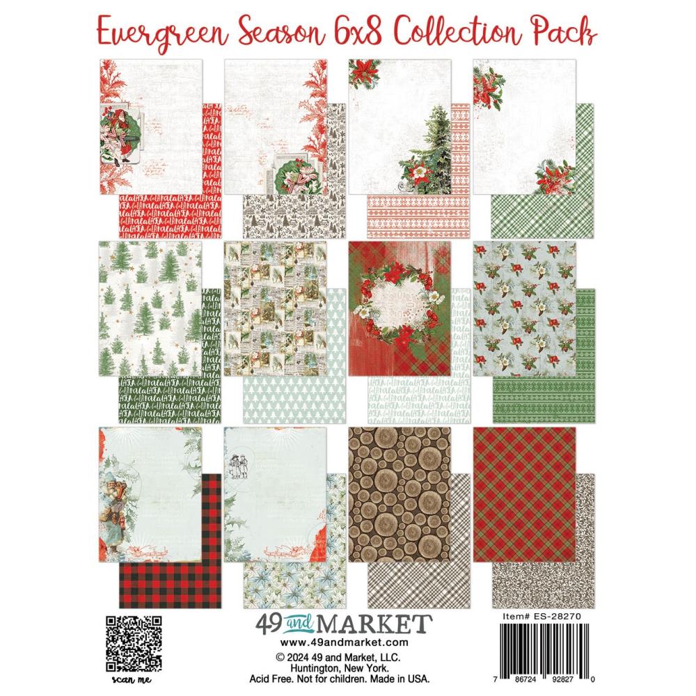 49 & MARKET 6X8 EVERGREEN SEASON COLLECTION