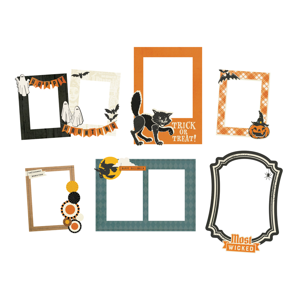 Simple Stories Simple Vintagescary Stories Chipboard Frames