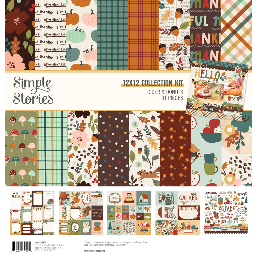 Simple Stories Cider & Donuts Collection Kit