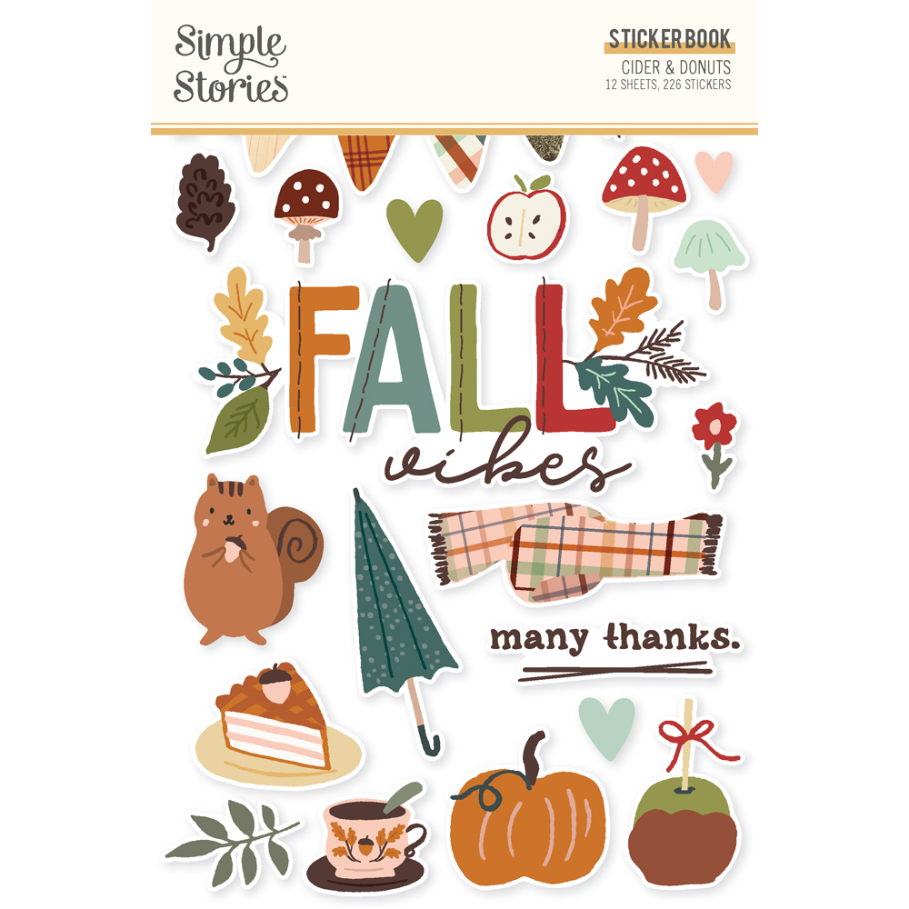 Simple Stories Cider & Donuts Sticker Book