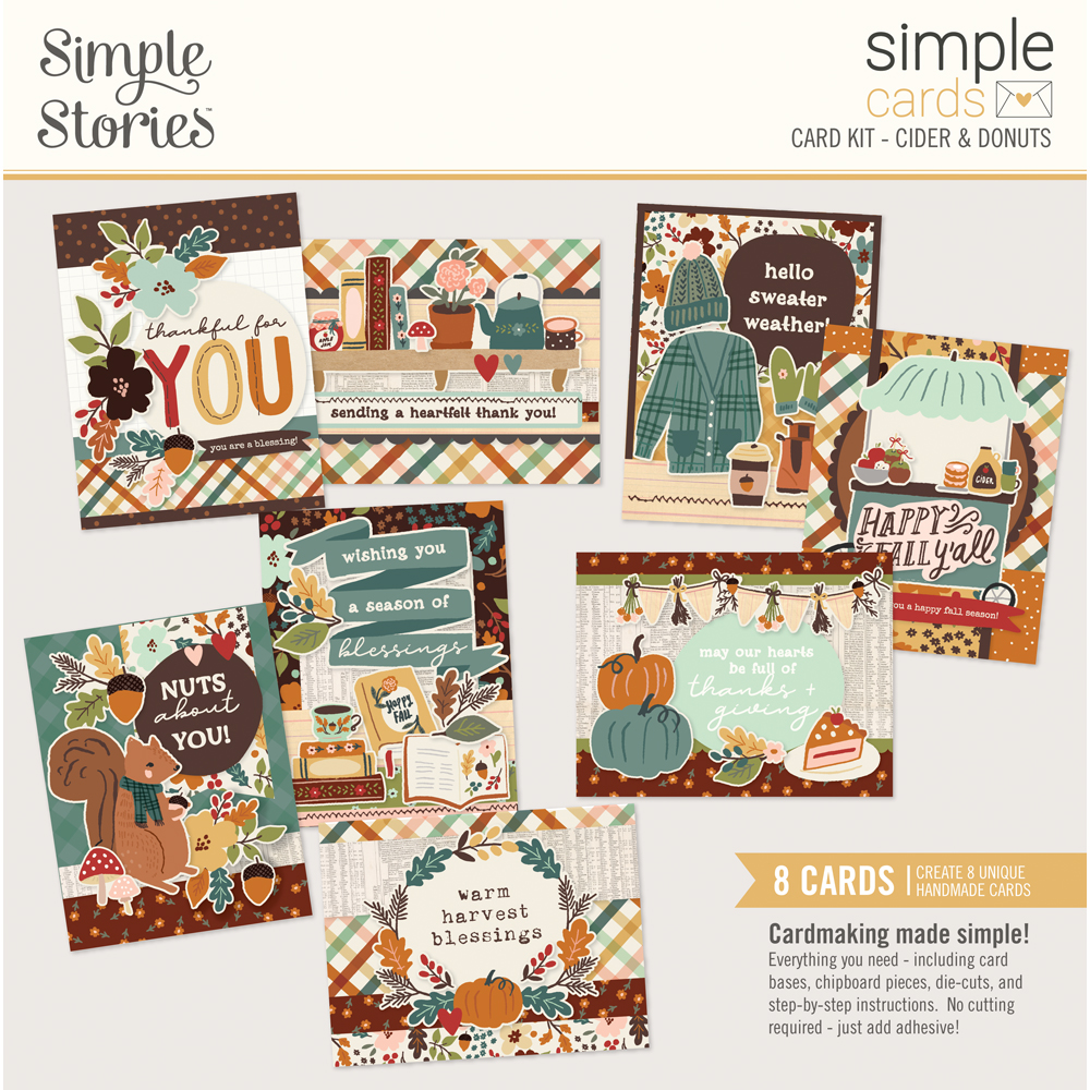 Simple Stories Cider & Donuts Simple Stories Simple Cards Card Kit