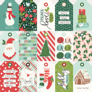 Simple Stories Santa's Village Tags Elements