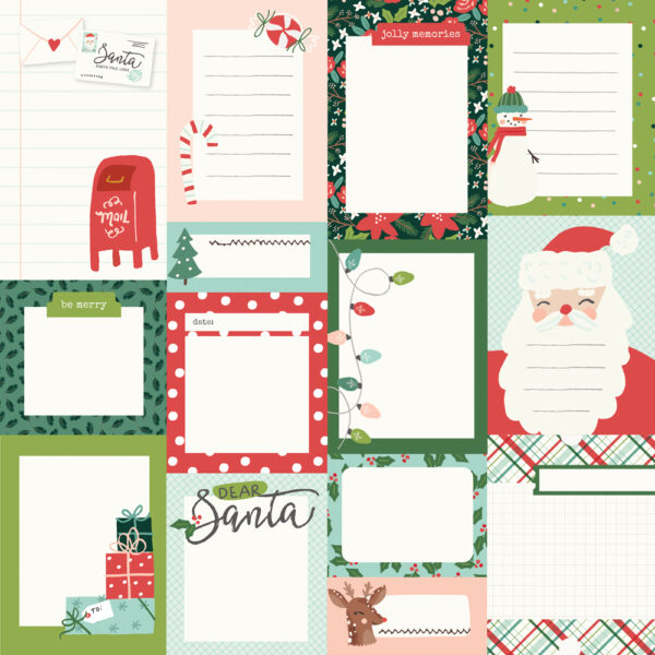 Simple Stories Santa's Village Journal Elements