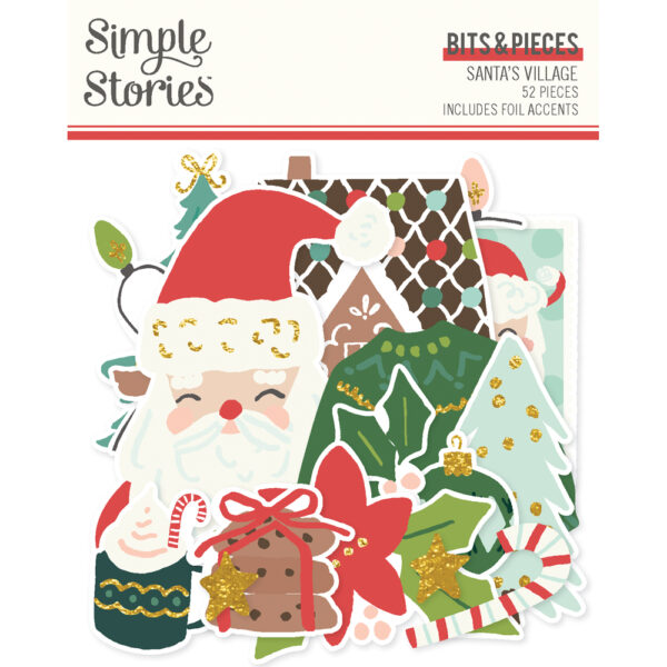 Simple Stories Santa's Village Bits & Pieces