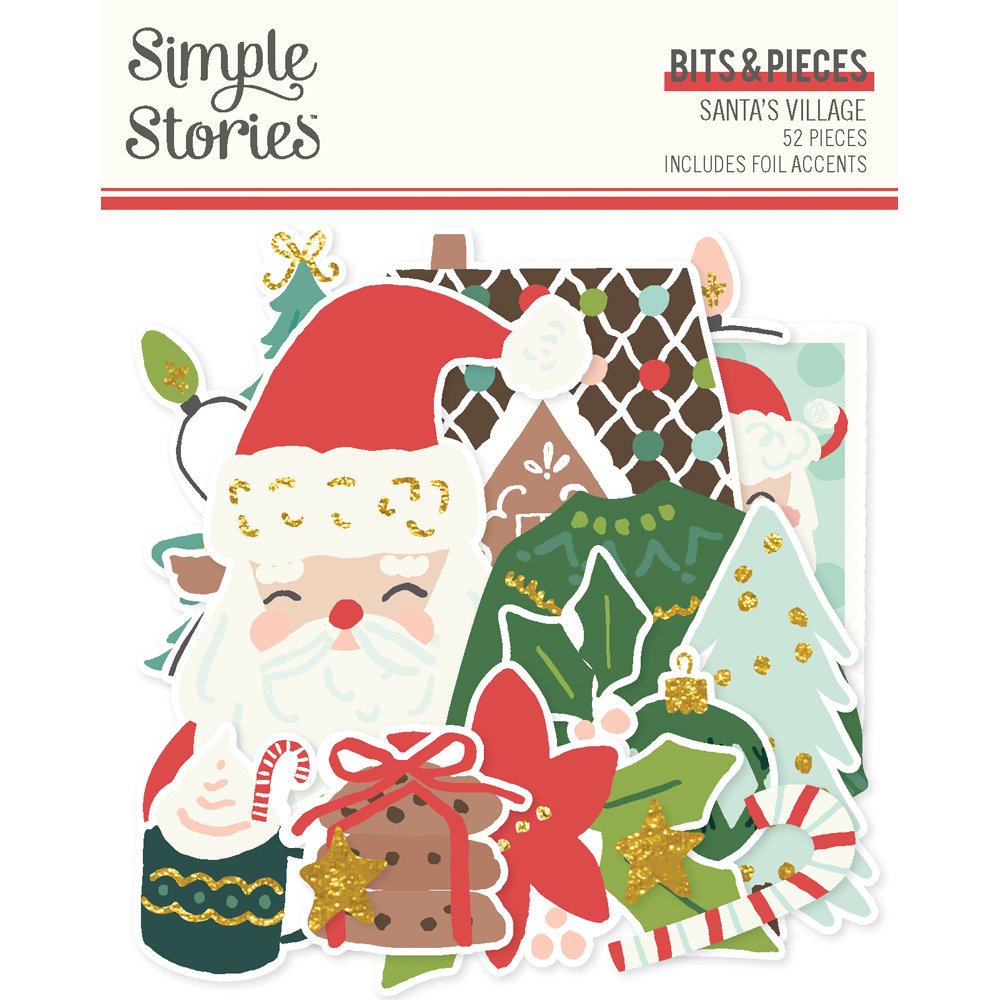 Simple Stories Santa’s Village Bits & Pieces