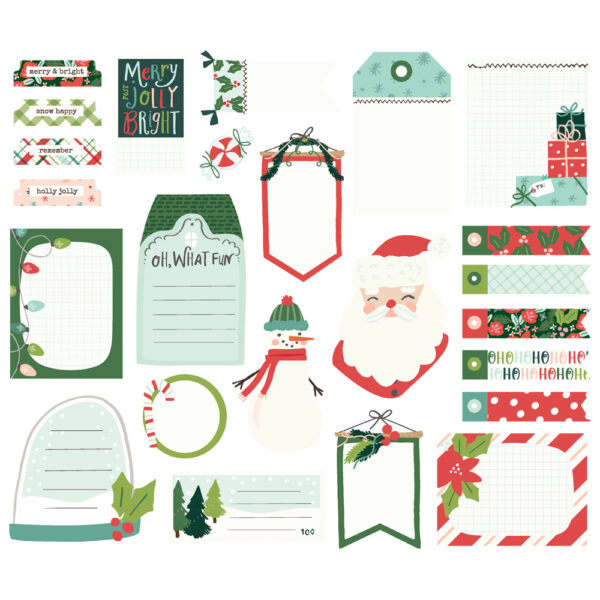 Simple Stories Santa's Village Journal Bits & Pieces