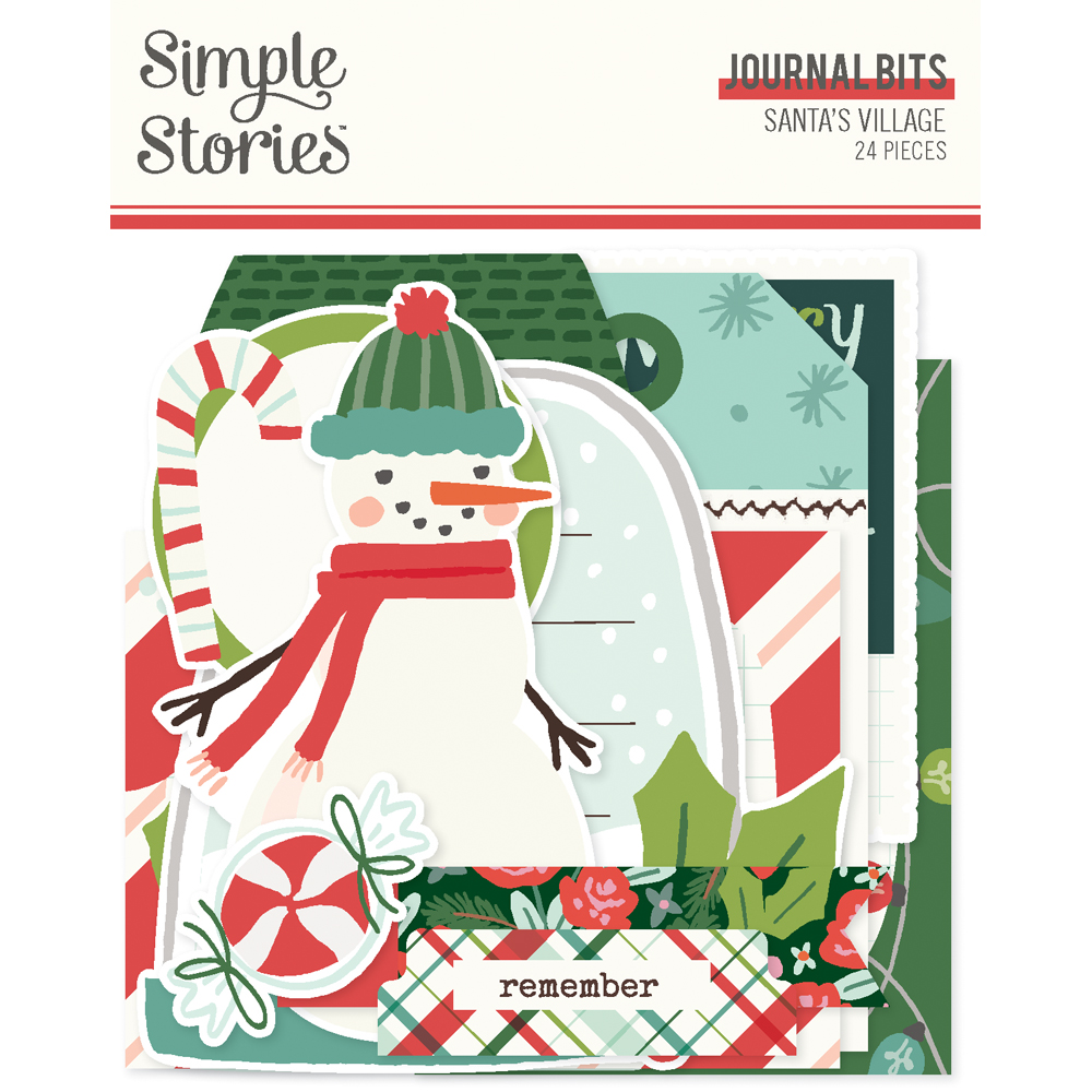 Simple Stories Santa’s Village Journal Bits & Pieces