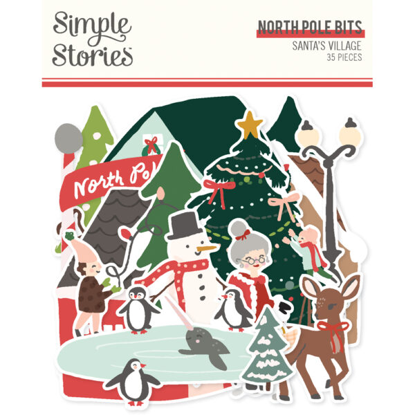 Simple Stories Santa's Village North Pole Bits & Pieces