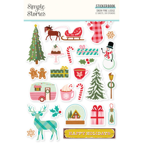 Simple Stories Snow Pine Lodge Sticker Book