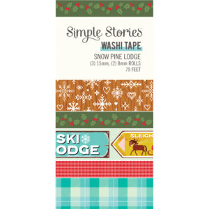 Simple Stories Snow Pine Lodge Washi Tape