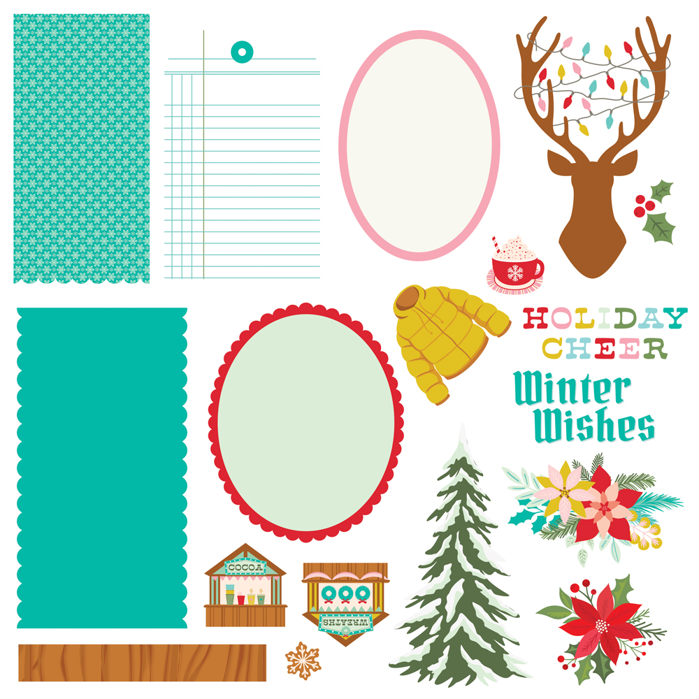 Simple Stories Snow Pine Lodge Simple Stories Simple Cards Card Kit