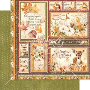 G45 Autumn Greetings 12X12 Autumn Greetings