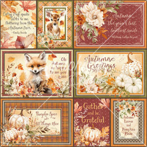 G45 Autumn Greetings 12X12 Gather and Be Grateful