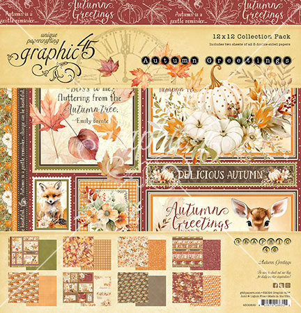 G45 Autumn Greetings 12X12 Collection Pack