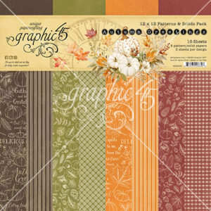 G45 Autumn Greetings 12X12 Patterns & Solids Pack