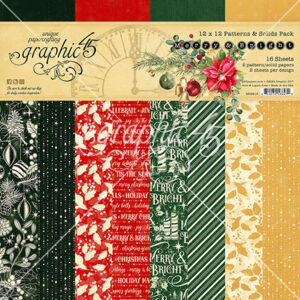 G45 Merry & Bright 12X12 Patterns & Solids Pack