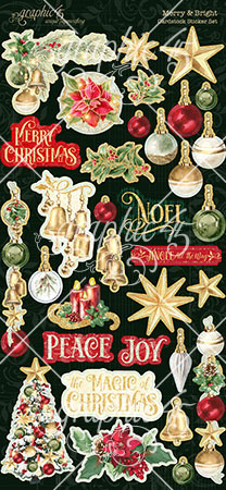 G45 Merry & Bright Sticker Set