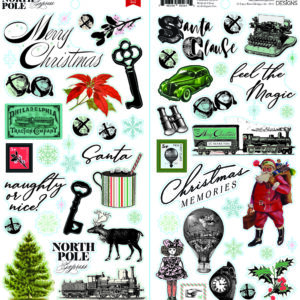 Fancy Pants North Pole Expres Cardstock Stickers