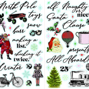 Fancy Pants North Pole Expres Foam Stickers