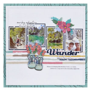 Spellbinders Wander Sentiments Press Plate & Die Set From the Storytelling By Spellbinders Collection